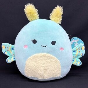 NWT Squishmallows “Connie” Light Green Moth